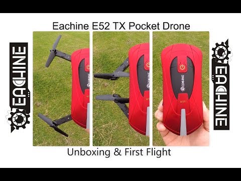 Eachine E52-TX Pocket Drone Unboxing & First Flight - UCpgONso52_U8l8d5KM0UPKQ