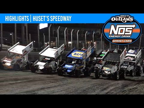 World of Outlaws NOS Energy Drink Sprint Cars Huset’s Speedway June 24, 2022 | HIGHLIGHTS - dirt track racing video image