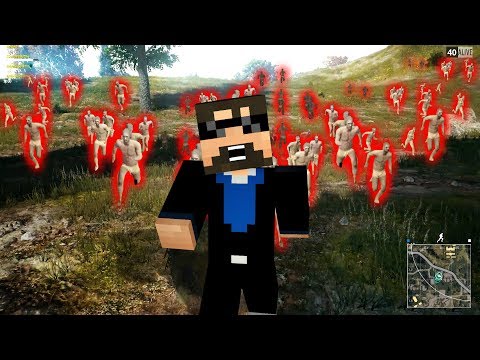 A MINECRAFT PLAYER SURVIVES AGAINST THE ZOMBIES IN PLAYER UNKNOWN'S  BATTLEGROUNDS!! - UCke6I9N4KfC968-yRcd5YRg