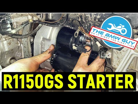 Come sostituire il motorino d'avviamento della BMW R1150 GS