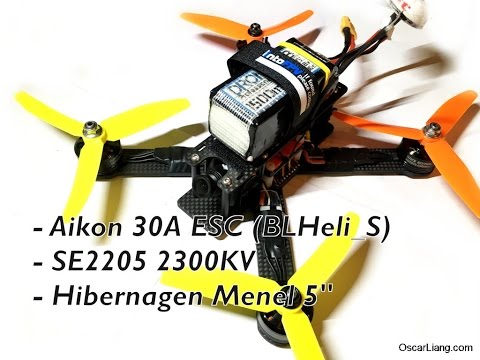 Hibernagen Menel X 5 Maiden flight, Aikon BLHeli_S SE2205 DAL 5040x3 - UCQ3OvT0ZSWxoVDjZkVNmnlw