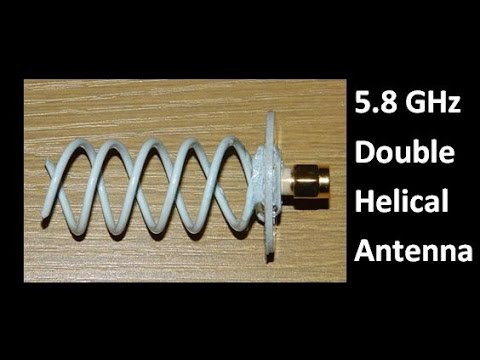 5 8 GHz Double Helical Antenna - UCHqwzhcFOsoFFh33Uy8rAgQ