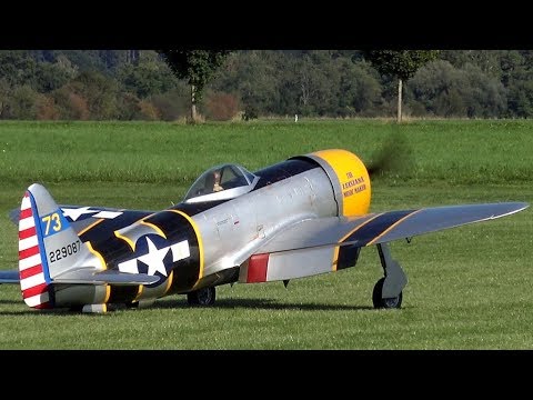 Rc P-47 Thunderbolt with KOLM Engine - UC1QF2Z_FyZTRpr9GSWRoxrA