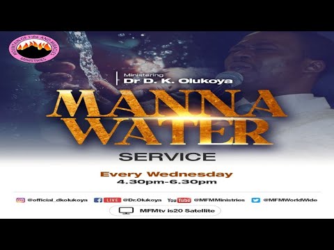 MFM MANNA WATER SERVICE 10-11-21  DR D. K. OLUKOYA