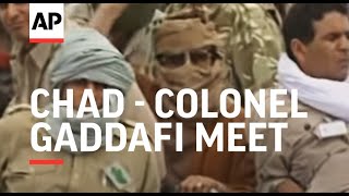 Chad - Colonel Gaddafi meet
