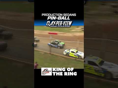 Big Production Sedan Crash at Ellenbrook #dirttrackracing - dirt track racing video image