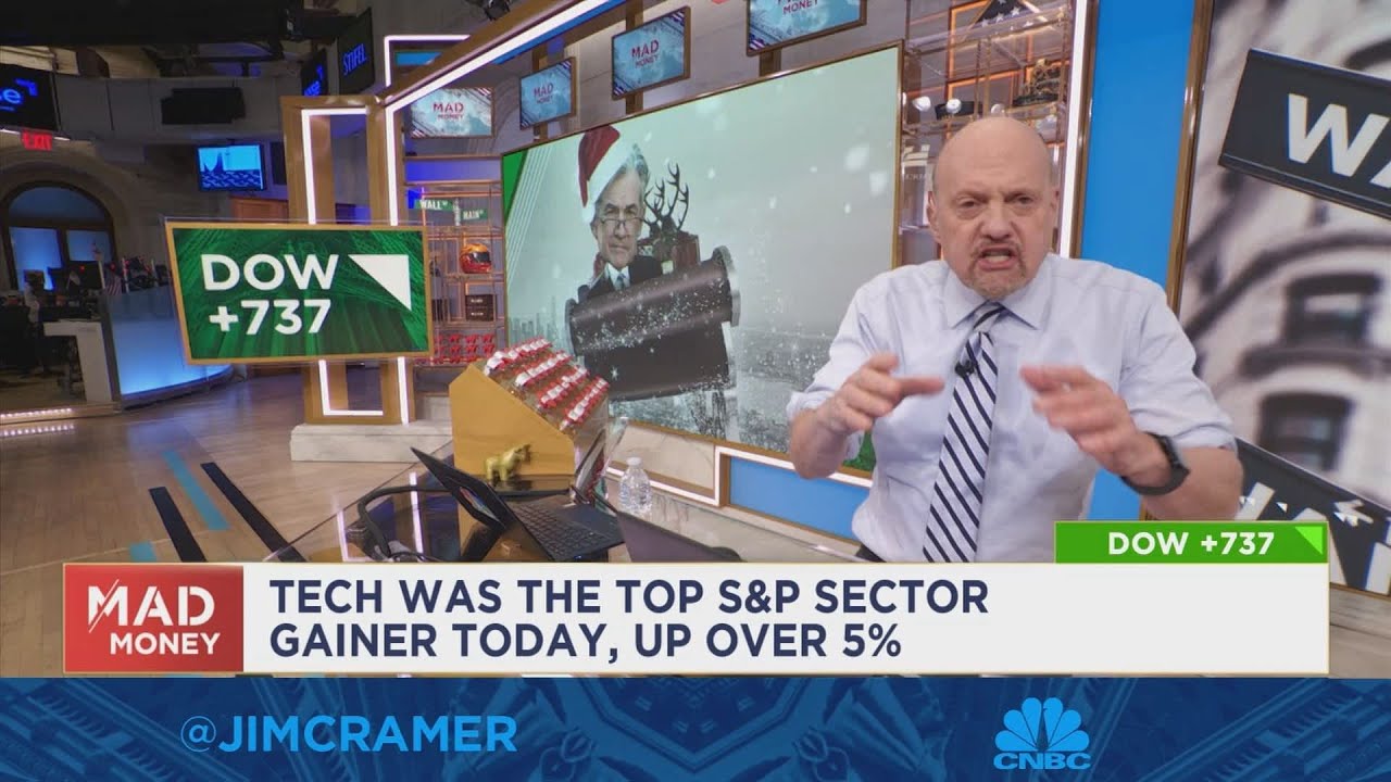 Jim Cramer says to use the Wednesday’s rally to reposition in profitable stocks
