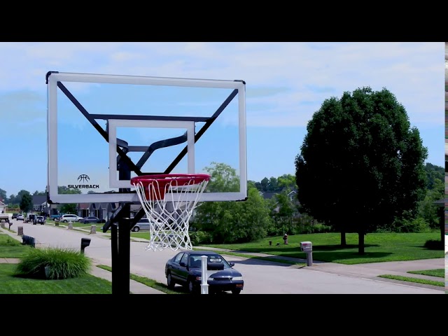 The Silverback Ground Basketball Hoop is a Must-Have for Any Serious Player