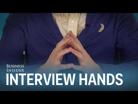 What to do with your hands during a job interview - UCcyq283he07B7_KUX07mmtA