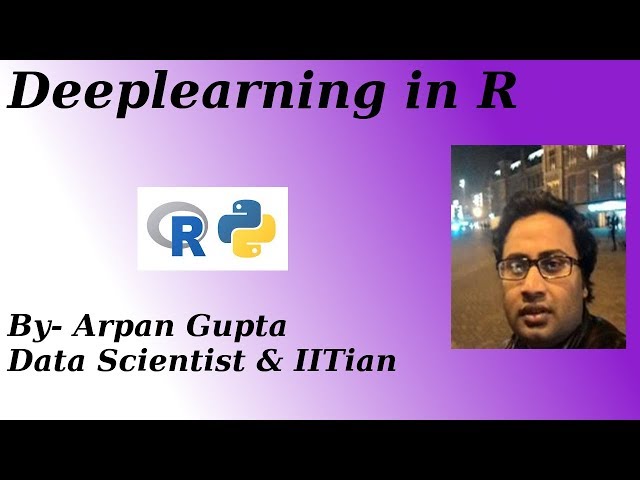 A Deep Learning Example in R