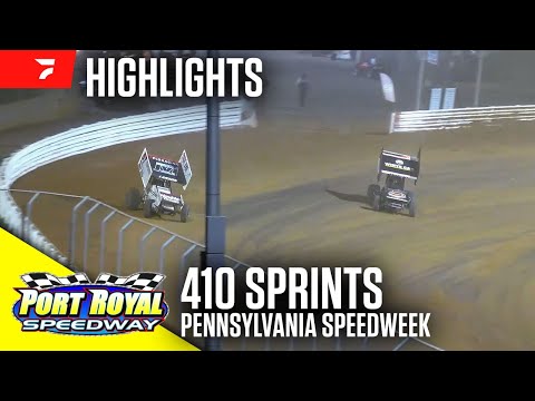 Pennsylvania Speedweek | 410 Sprints at Port Royal Speedway 7/2/25 | Highlights - dirt track racing video image