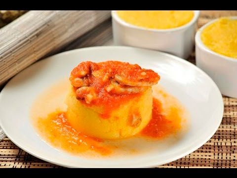 Polenta con salsa de champiñones - UCvg_5WAbGznrT5qMZjaXFGA