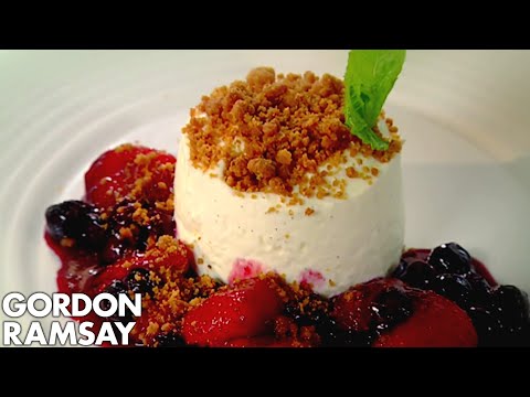 Vanilla Cheesecake with Berry Compote - Gordon Ramsay - UCIEv3lZ_tNXHzL3ox-_uUGQ