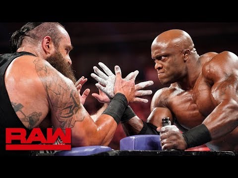 Braun Strowman vs. Bobby Lashley – Arm Wrestling Match: Raw, June 3, 2019