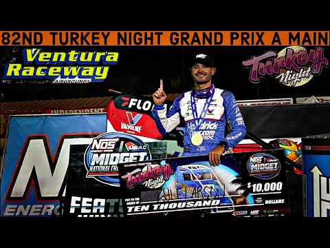 82nd Turkey Night Grand Prix 98 Lap Special Ventura Raceway - dirt track racing video image