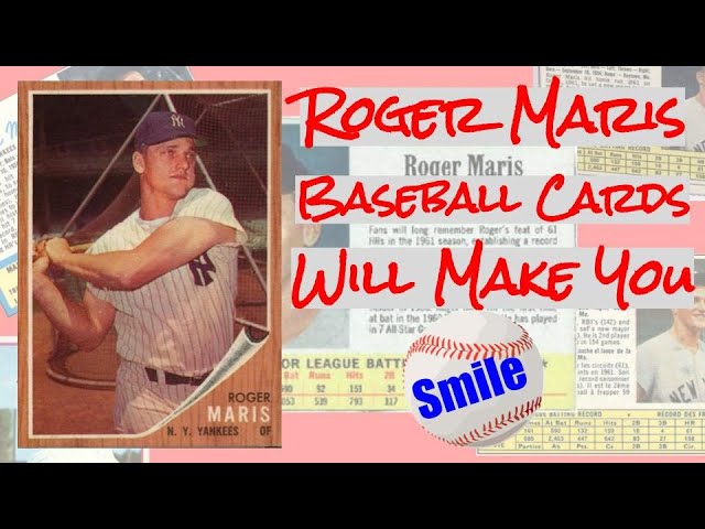The Roger Maris Baseball Card is a Must Have for Any Collection