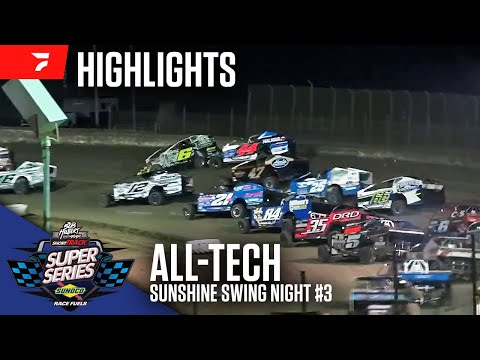 Sunshine Swing Night #3 | Short Track Super Series at All-Tech Raceway 2/7/25 | Highlights - dirt track racing video image