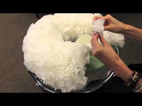 DIY Coffee Filter Wreath