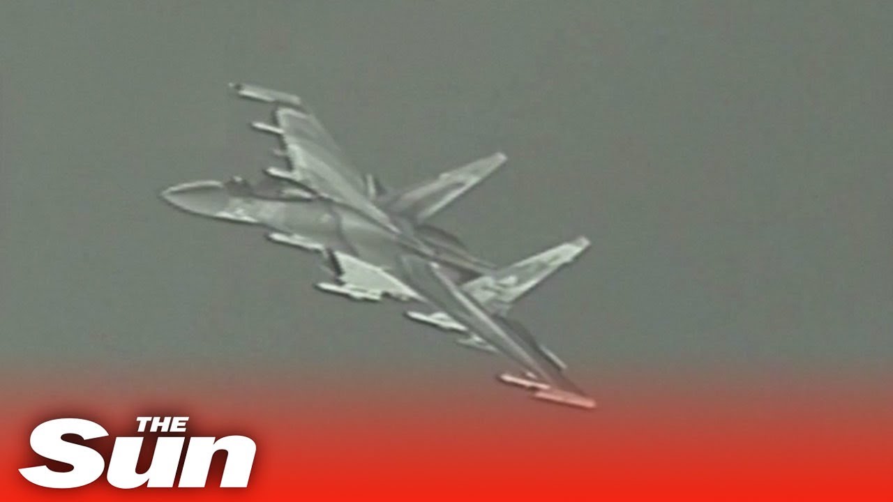 US releases footage of ‘unprofessional behaviour’ of Russian Air Force over Syria