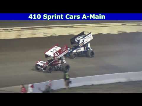 Skagit Speedway, Super Dirt Cup 2023 - Night 3, 410 Sprint Cars A-Main - dirt track racing video image
