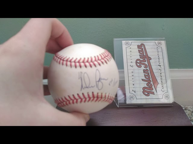 How Much Is A Nolan Ryan Signed Baseball Worth?