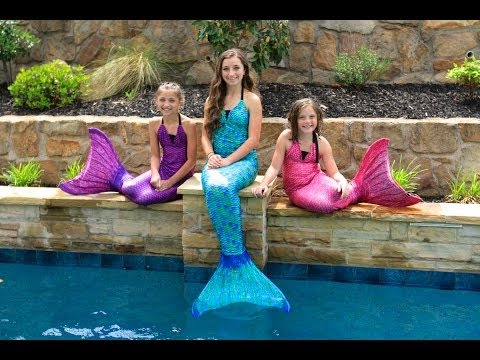 Live Mermaids Swimming in Our Pool! - UC2LgZ_4GzSFQS-3a87_Jc6w