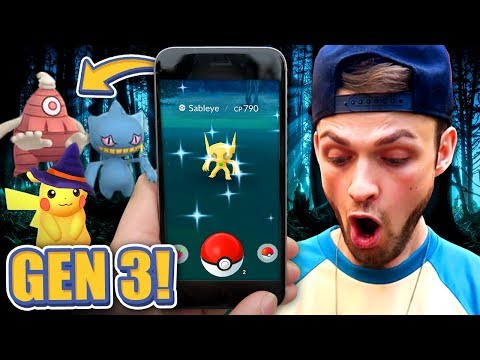 GEN 3 SHINY POKEMON HUNT! ✨ - Pokemon GO Halloween Event  - UCyeVfsThIHM_mEZq7YXIQSQ