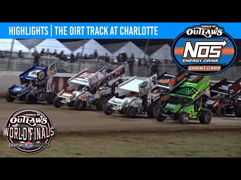 World of Outlaws NOS Energy Drink Sprint Cars The Dirt Track at Charlotte Nov. 2, 2022 | HIGHLIGHTS - dirt track racing video image