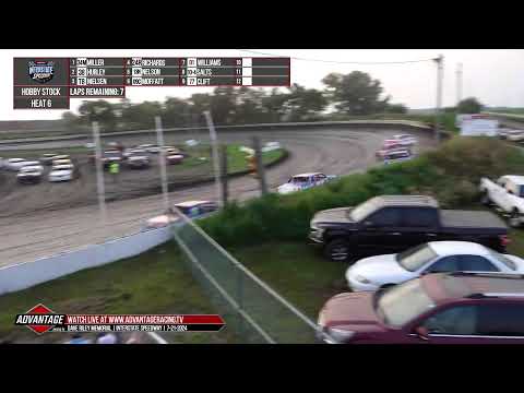 Dave Riley Memorial | LIVE LOOK-IN | Interstate Speedway - dirt track racing video image