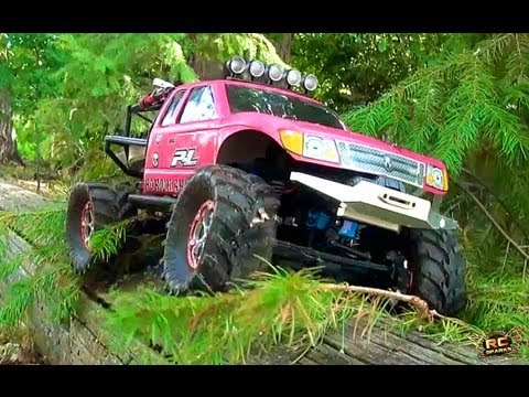 RC ADVENTURES - LOG ROLL - PiNKY & The BEAST - JEM & MEDiC have fun with Scale 4x4 Trucks - UCxcjVHL-2o3D6Q9esu05a1Q