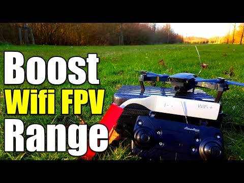 How Far will it Go? Eachine E58 Drone Wifi FPV Range Booster and Test Flight - UCMniPb3td7gxZo3Ex-kXmiA