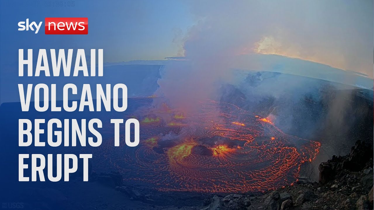 Watch live as Hawaii’s second largest volcano begins to erupt