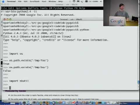 Google Python Class Day 2 Part 2 - UC_x5XG1OV2P6uZZ5FSM9Ttw