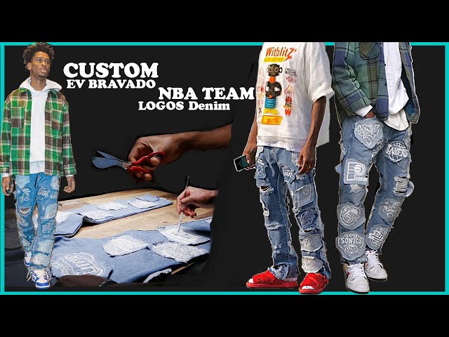 How to Style NBA Patch Jeans