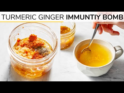 Turmeric + Ginger Honey Bomb | Immunity Boosting Recipe - UCj0V0aG4LcdHmdPJ7aTtSCQ