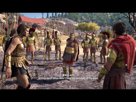 Assassin's Creed Odyssey - Nikolaos Stops Kassandra & Stentor From Fighting - UCfVhjM2_XVvO5eGbOK-MO0A