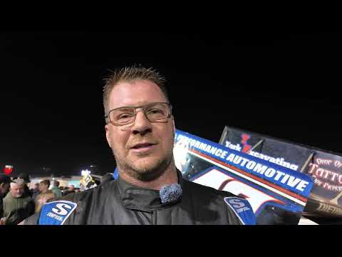 Danny Dietrich discusses his second-place run in Saturday's Williams Grove National Open - dirt track racing video image