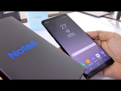 Samsung Galaxy Note 8 Unboxing & Overview (Indian Unit) - UCO2WJZKQoDW4Te6NHx4KfTg