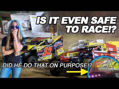 We BARELY SURVIVED!! The Battle Of The Bullring At Accord Speedway With The Short Track Super Series - dirt track racing video image