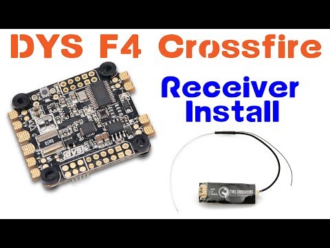 TBS Crossfire | Receiver Wiring / Install / How To (DYS F4 Pro) - UCFU6eQyR7a8zsGH_yxAdvzw