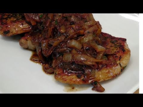 Herb and Garlic Crusted Pork Chops Recipe - by Laura Vitale - Laura in the Kitchen Ep 126 - UCNbngWUqL2eqRw12yAwcICg