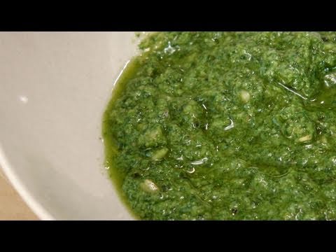 Pesto from Scratch - Recipe by Laura Vitale - Laura in the Kitchen Episode 127 - UCNbngWUqL2eqRw12yAwcICg