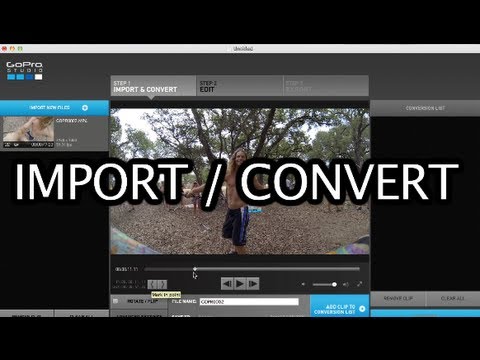 GoPro Studio - Import / Convert - GoPro Tip #216 - UCTs-d2DgyuJVRICivxe2Ktg