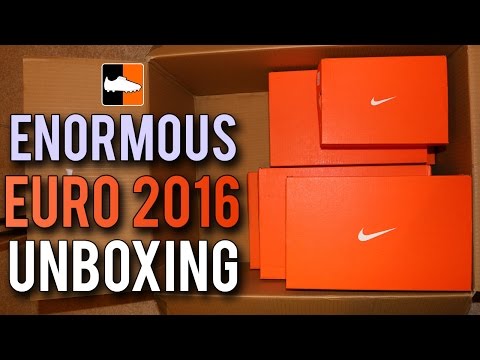 Enormous EURO 2016 Nike Football Boots Unboxing - UCs7sNio5rN3RvWuvKvc4Xtg