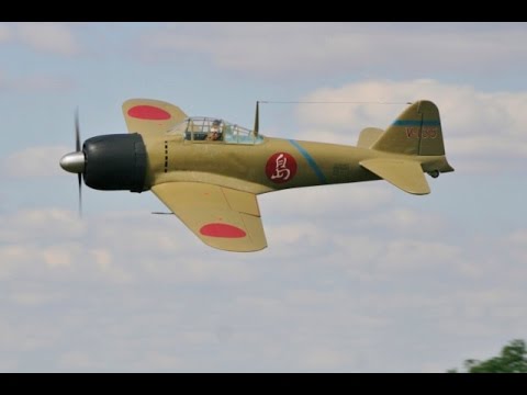 50cc YT INTERNATIONAL / ESM RC MITSUBISHI A6M "ZERO" - MATT AT WILLIS WARBIRDS MEET - 2014 - UCMQ5IpqQ9PoRKKJI2HkUxEw