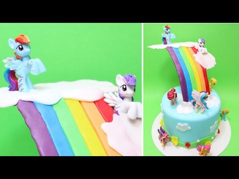 My Little Pony Rainbow Cake - How To Make by CakesStepbyStep - UCjA7GKp_yxbtw896DCpLHmQ