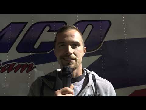 Chase Dietz discusses having a flat tire that took him out of the the Keith Kauffman Classic - dirt track racing video image