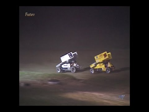 410 Sprints - I-96 Speedway 4.29.2000 - dirt track racing video image