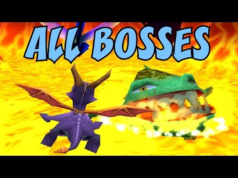 Spyro 1, 2 and 3 - ALL Bosses (No Damage) - UC-2wnBgTMRwgwkAkHq4V2rg