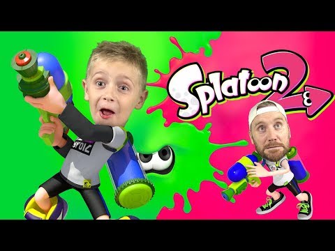Splatoon 2 Weapons Battle! Kids Gaming on Nintendo Switch & Family Fun by KIDCITY - UCCXyLN2CaDUyuEulSCvqb2w